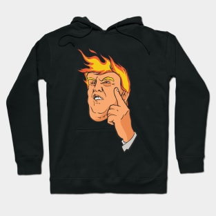 Trump Hair Fire Hoodie